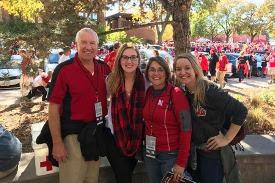 Dan Watermeier with his family